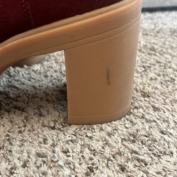 Dolce Vita Caster H2O Waterproof Leather Bootie in Burgundy - Picture 8 of 10